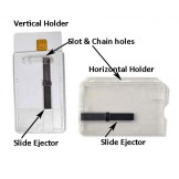 Frosted Smart Card Dispenser w/slide - 20 pack